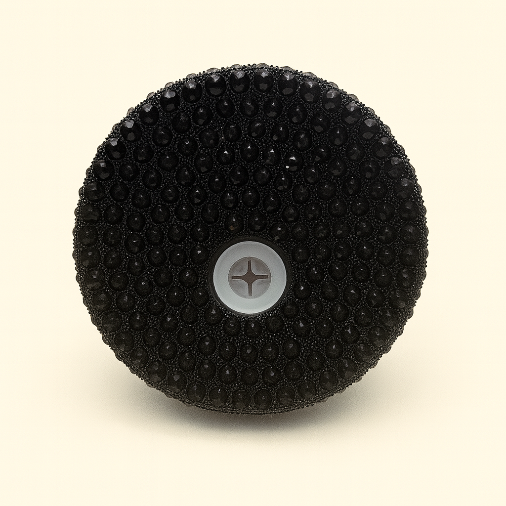 Black Rhinestone Lid