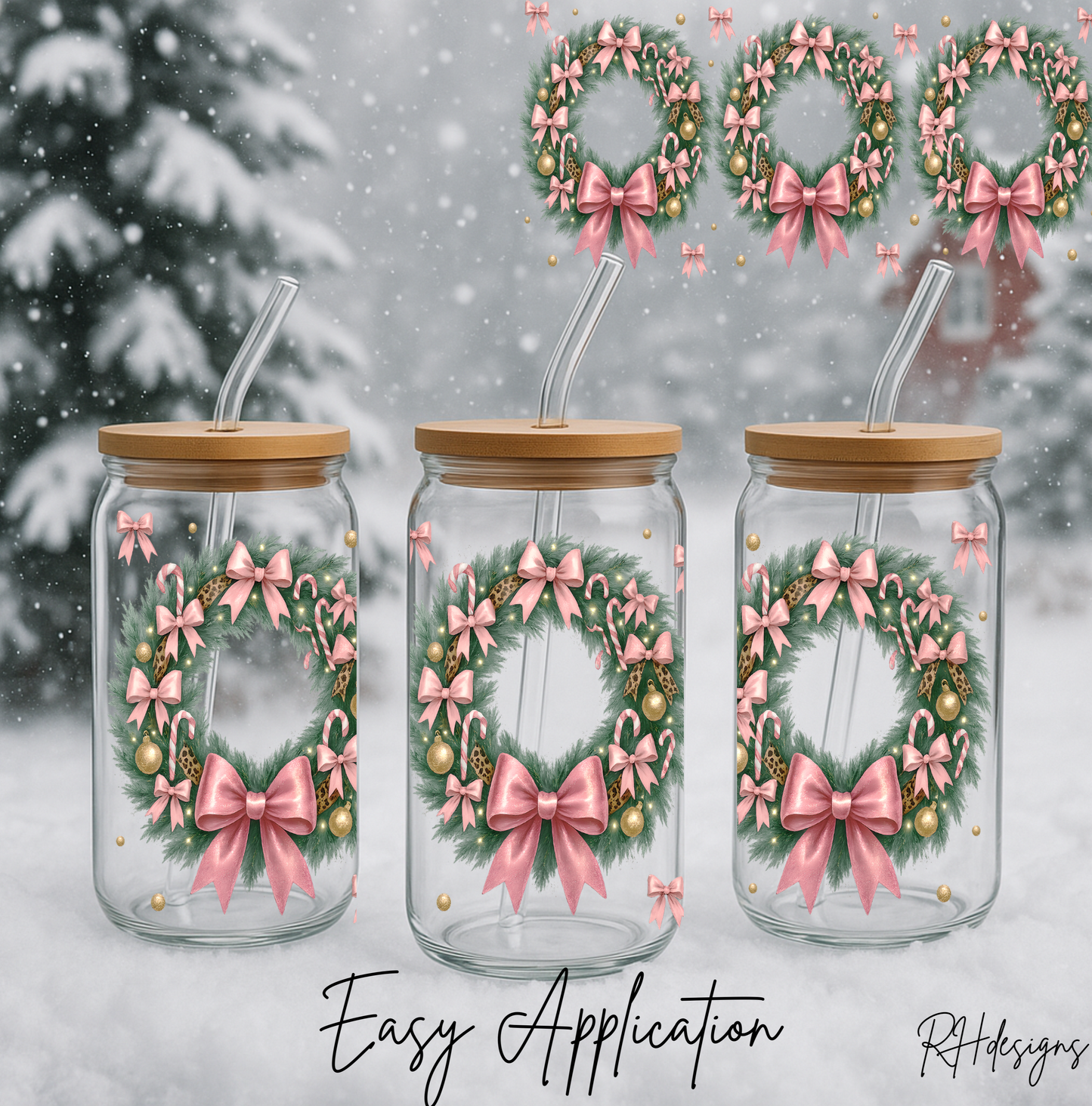 3 Wreath Christmas - 16oz