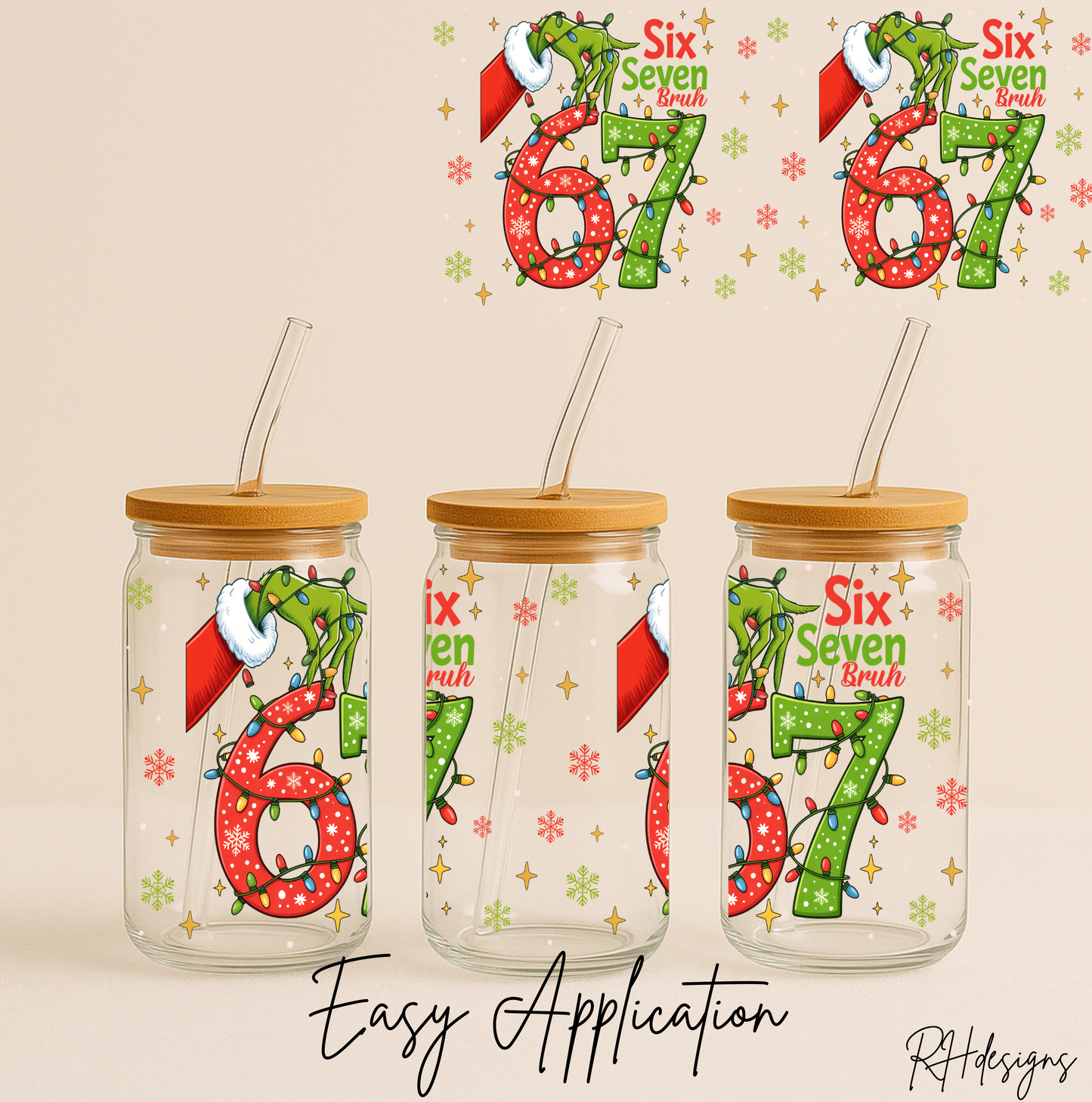 67 Bruh Grinchy Hand - 16oz