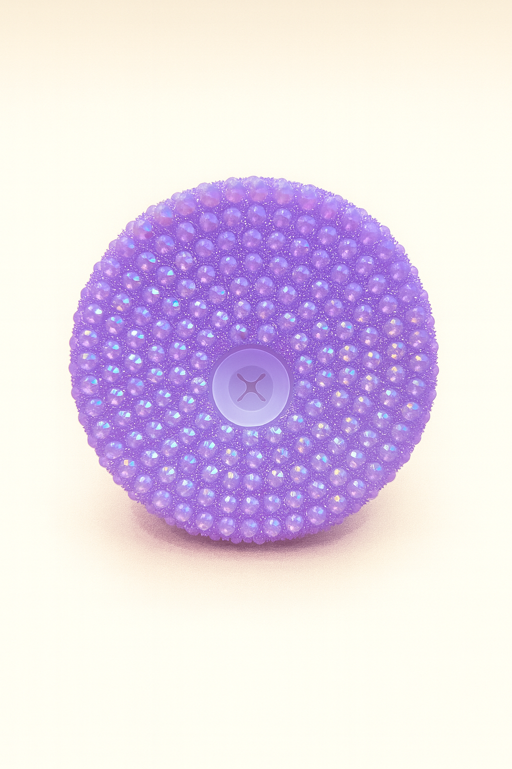 Purple Rhinestone Lid