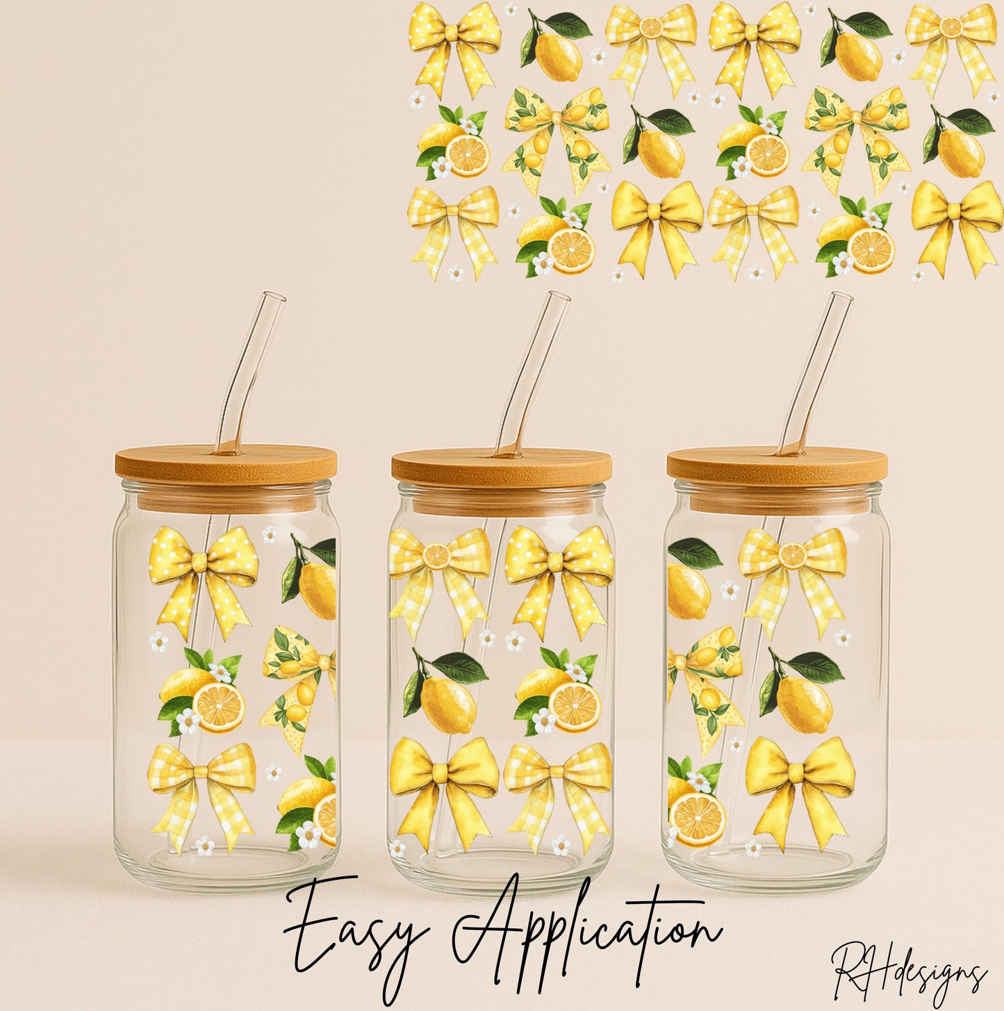 Summer Lemons & Bows - 16oz