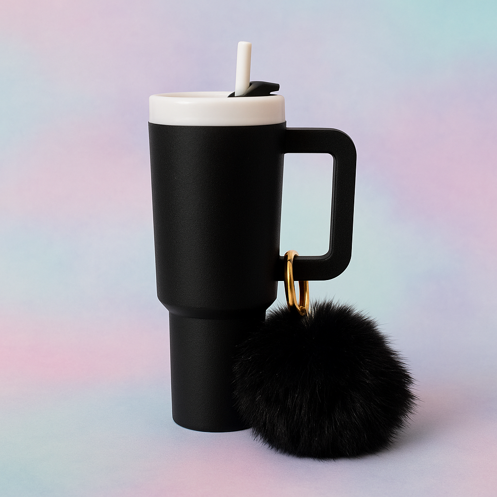 Black Mini Keychain