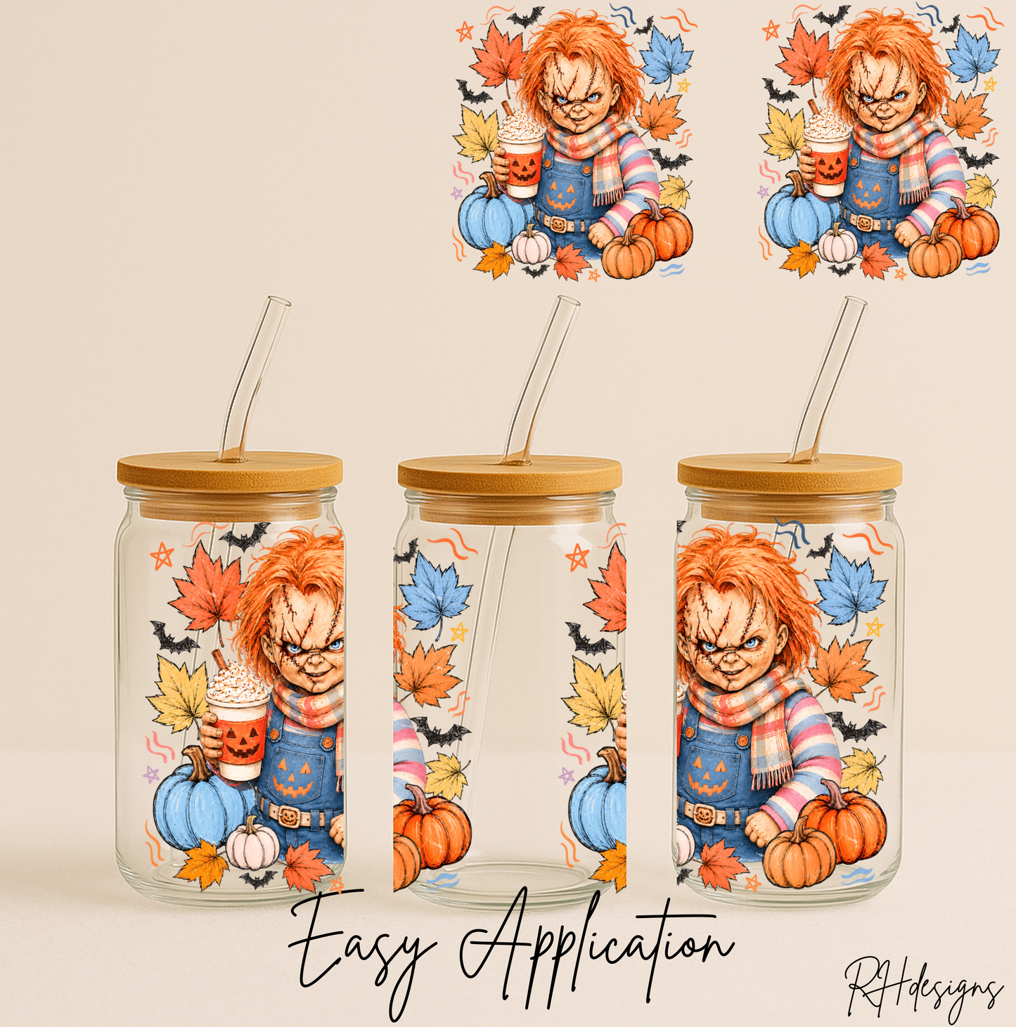 Chuck Doll Pumpkins - 16oz