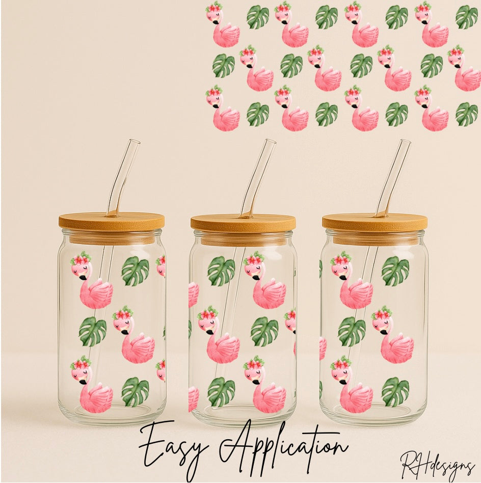 Scattered Flamingos - 16oz