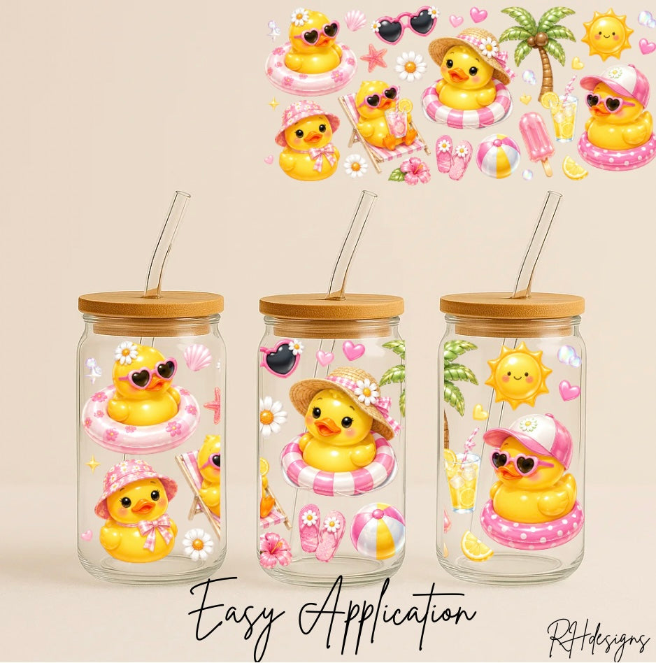 Summer Beach Duckies - 16oz