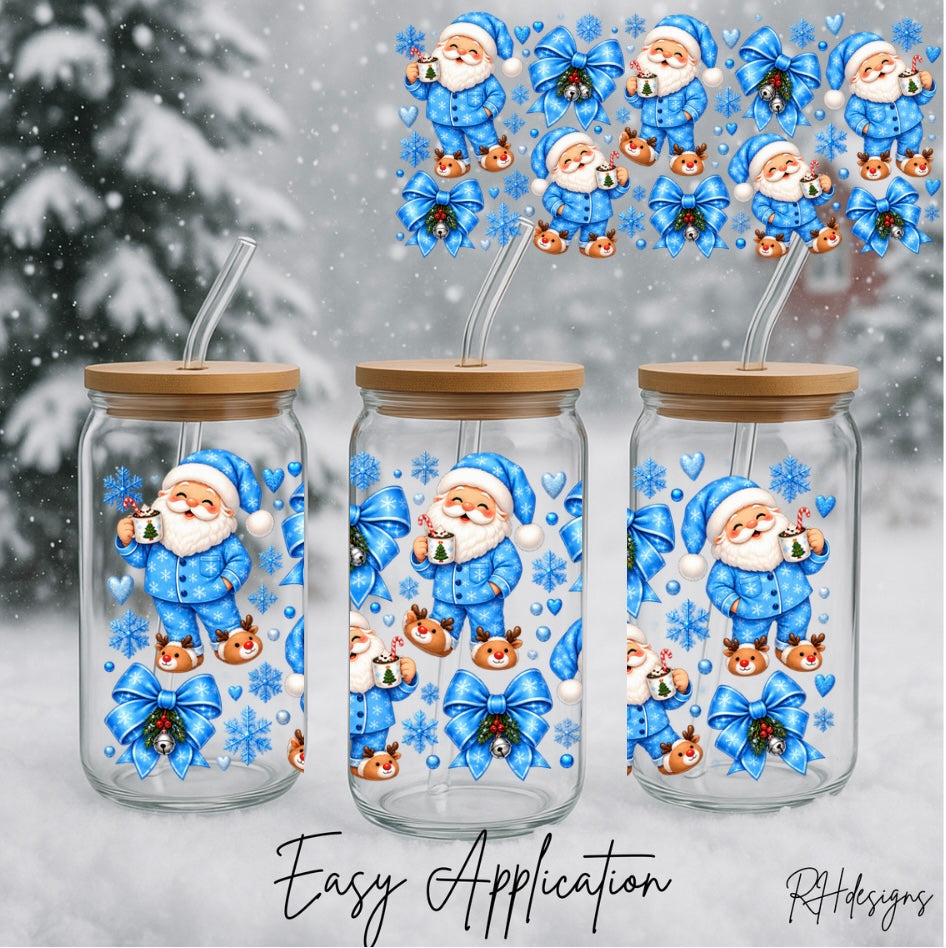 Santa Blue PJ - 16oz