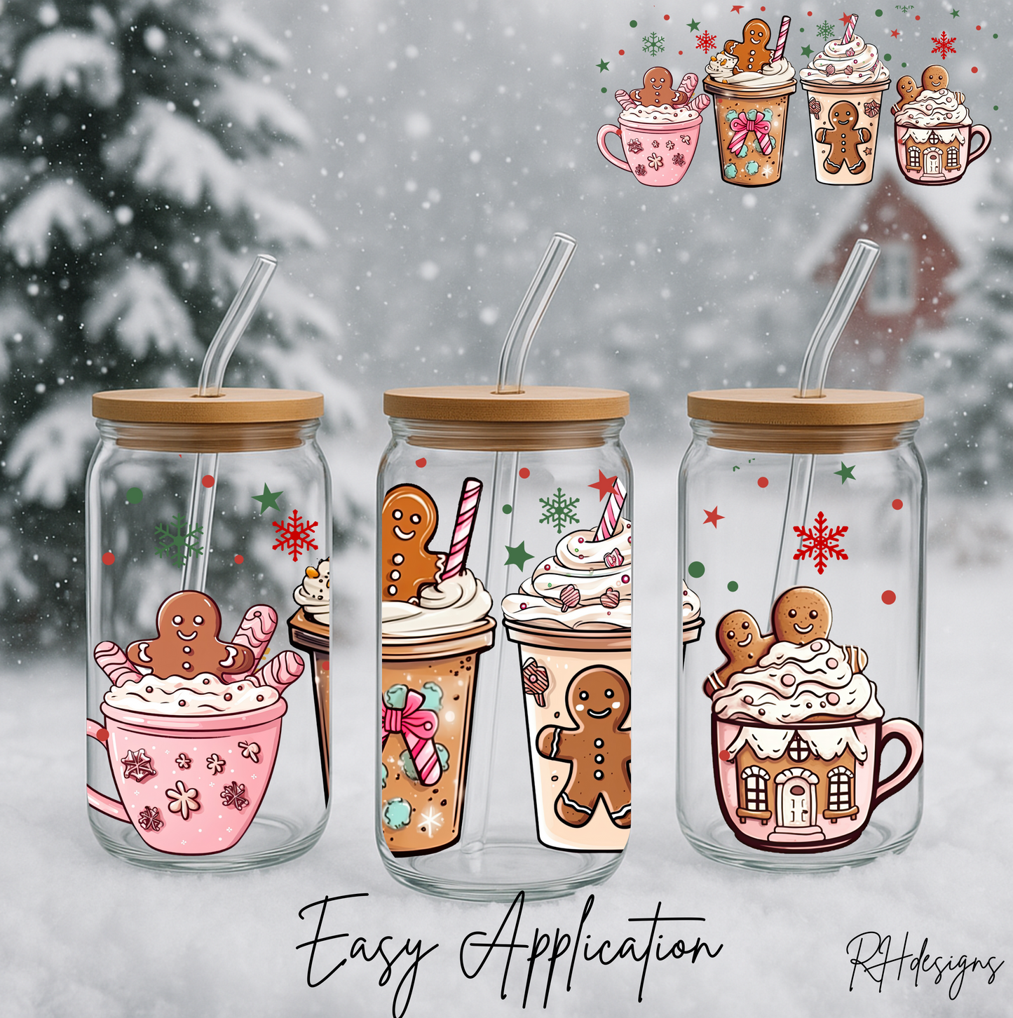 Gingerbread Cups - 16oz