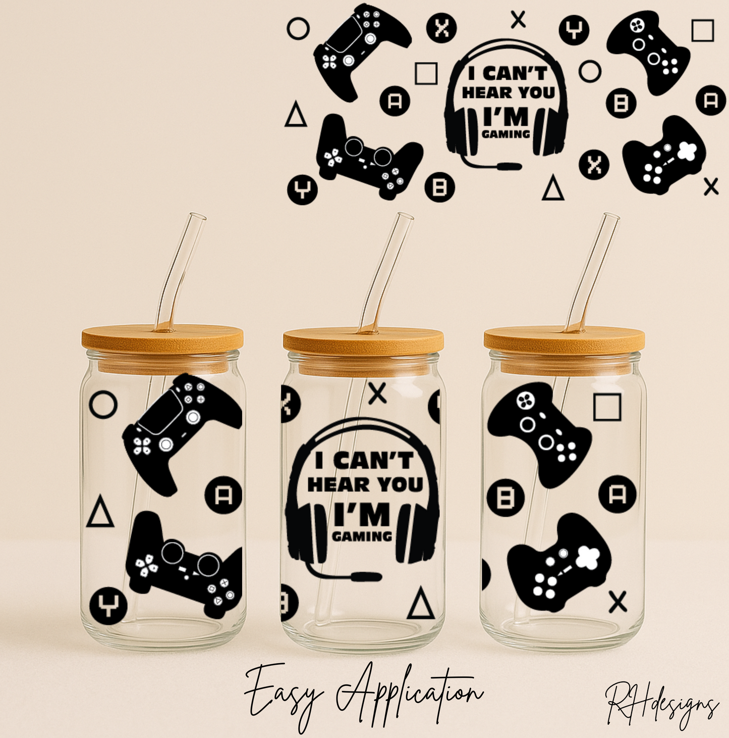 I Cant Hear You Im Gaming - 16oz