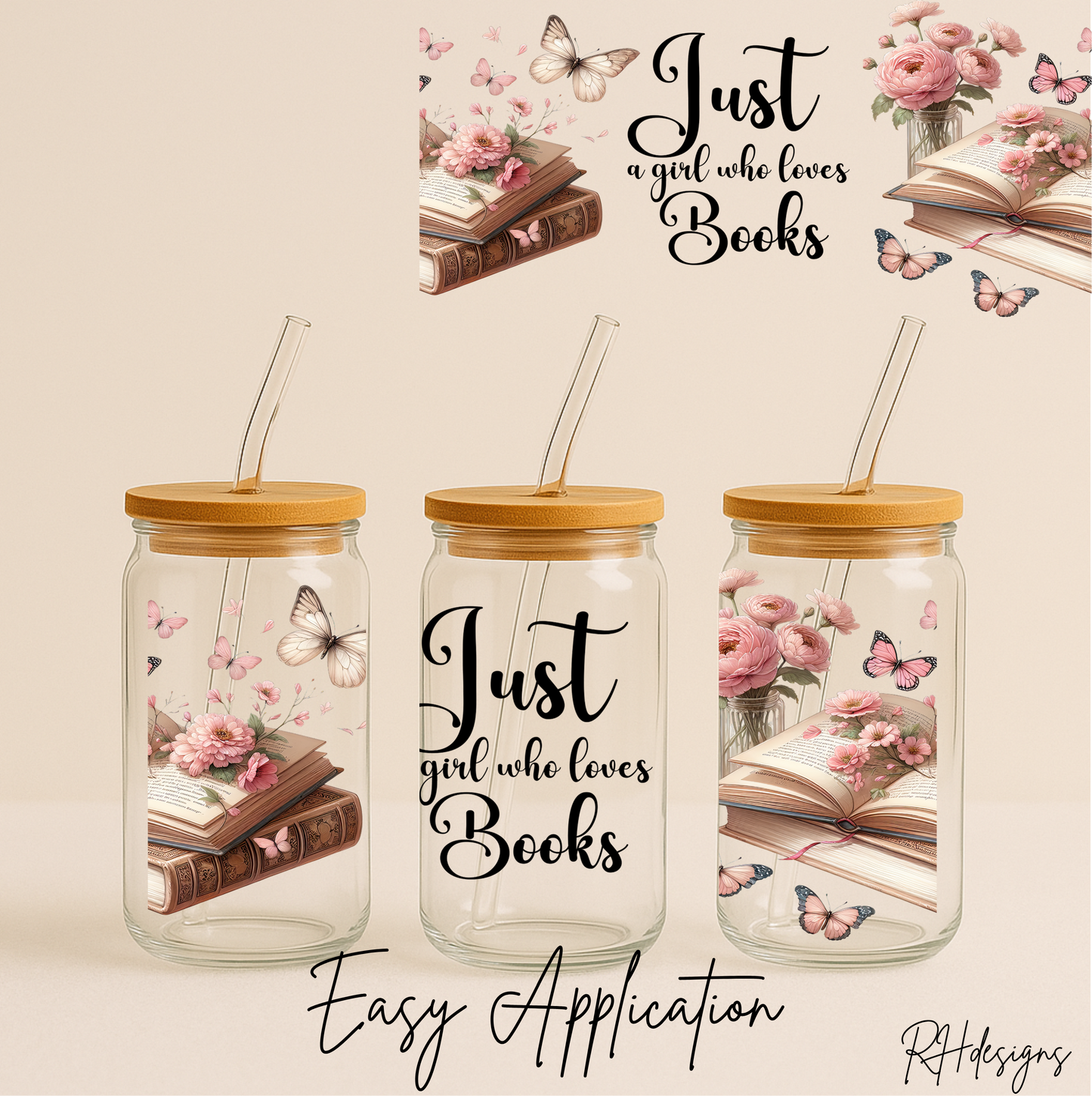 Just A Girl Who Loves Books - 16oz