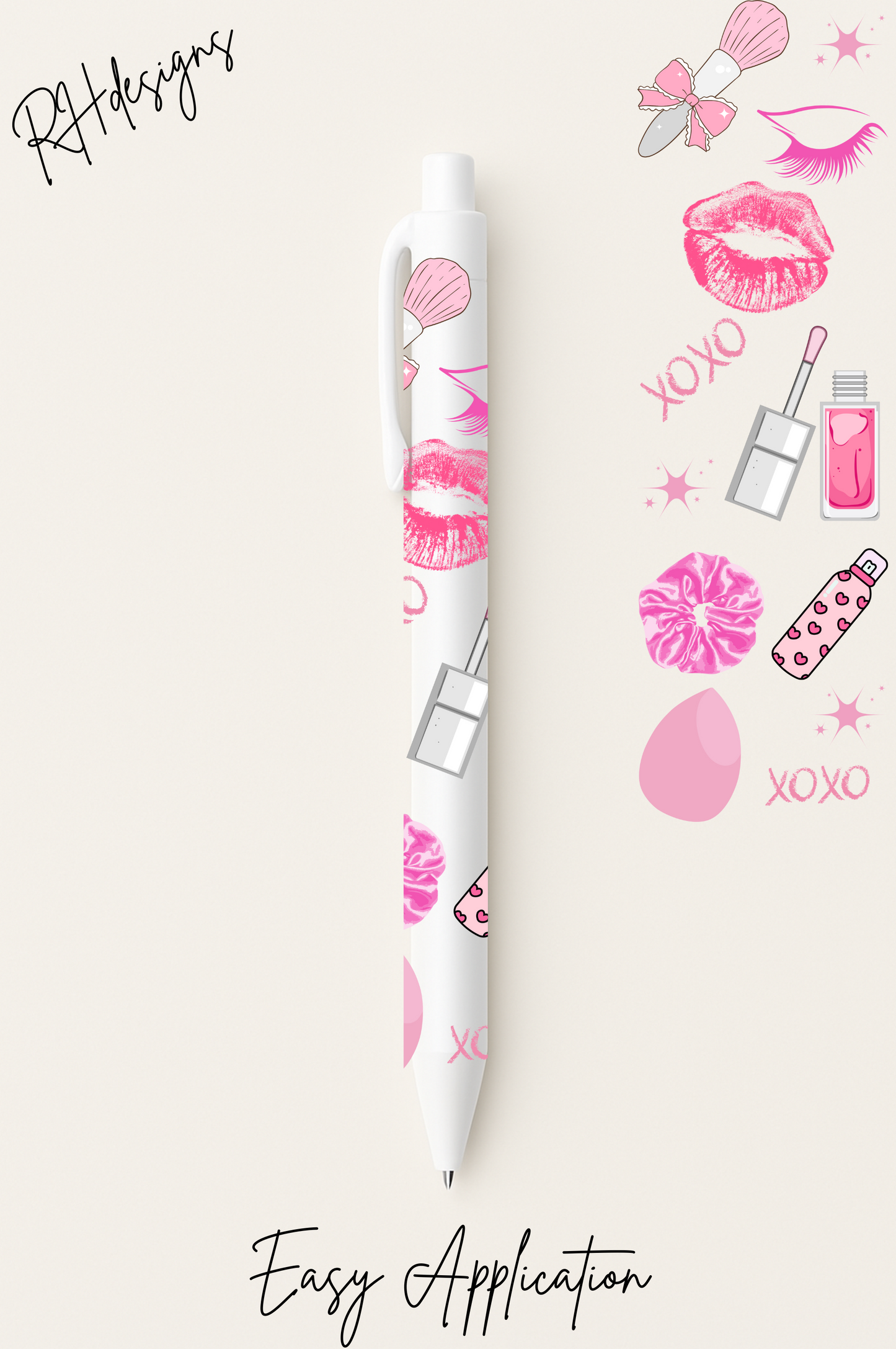 Makeup Girly - Pen/Bookmark wrap