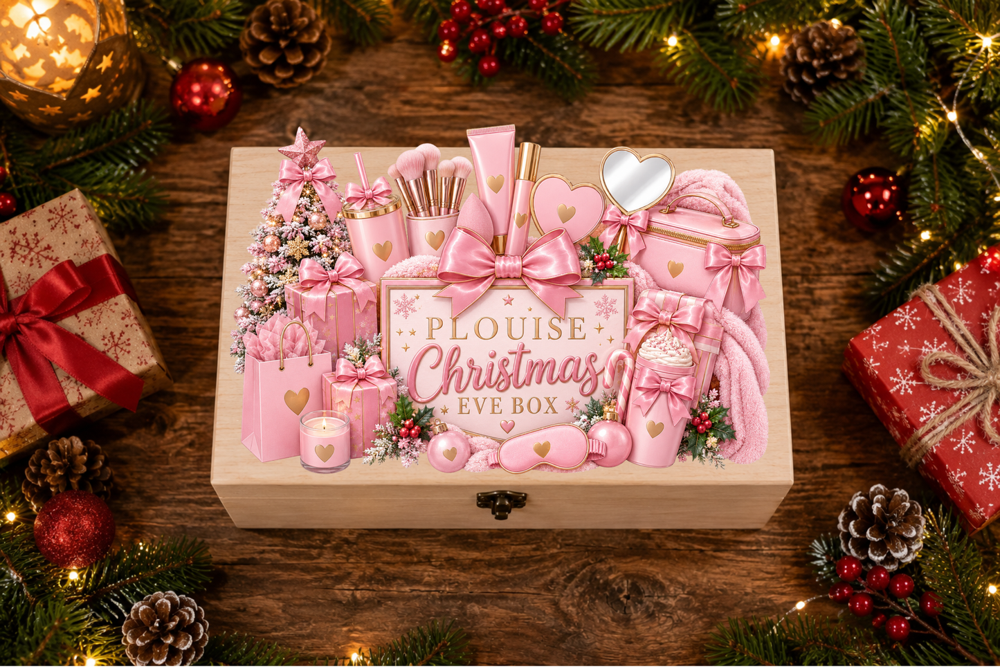 Pink P Christmas Eve