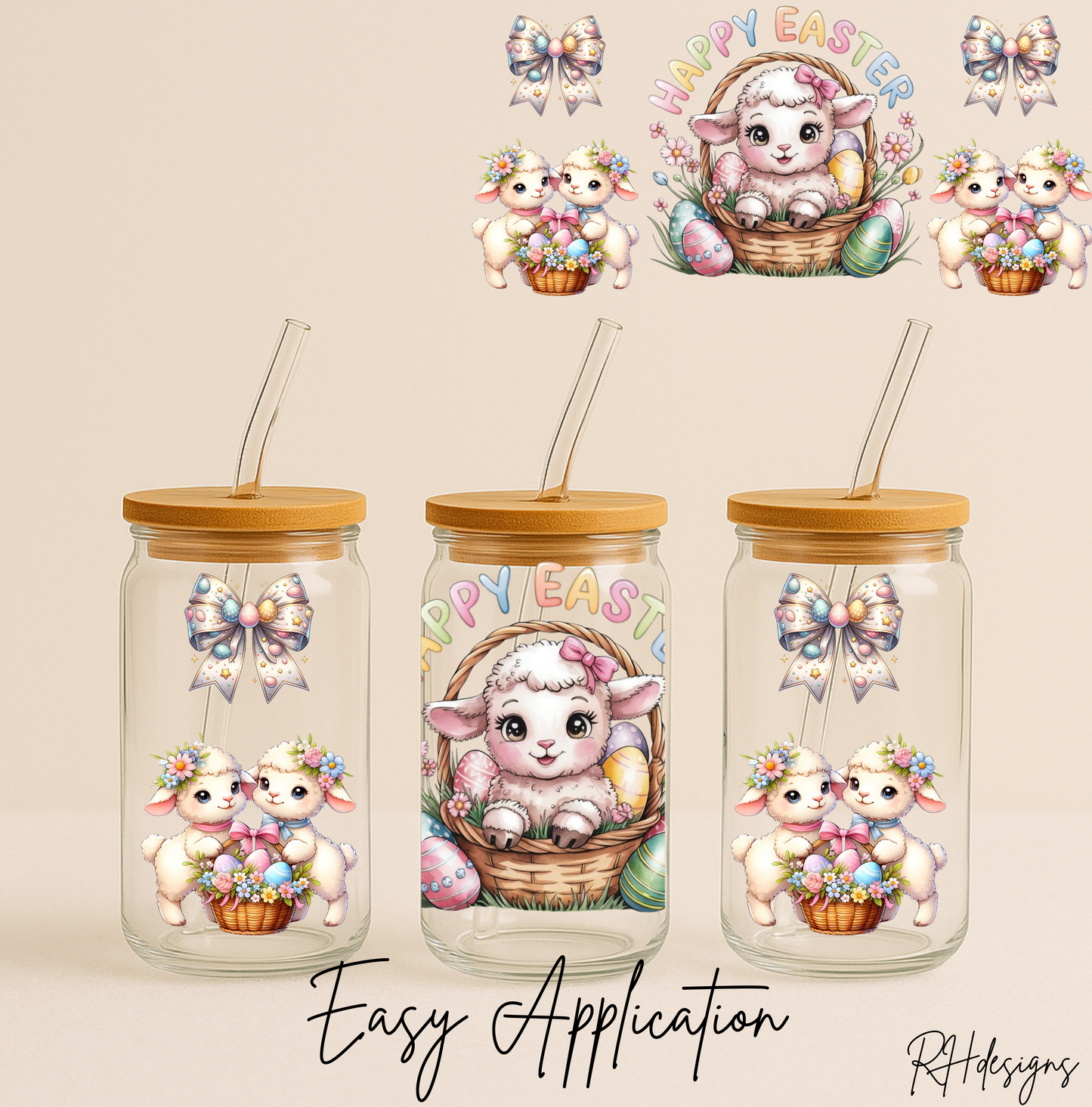 Happy Easter Lamb - 16oz