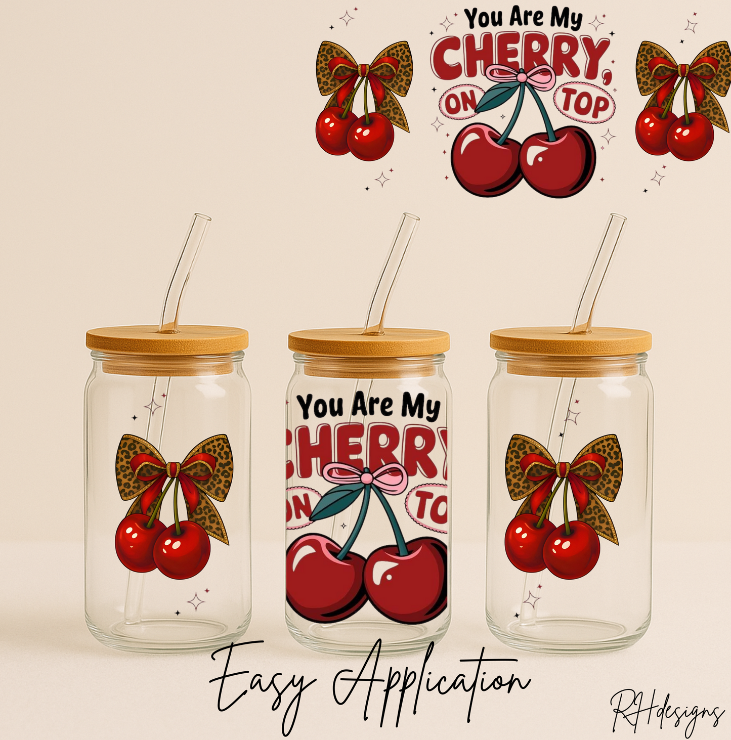 You Are My Cherry On Top Valentines - 16oz