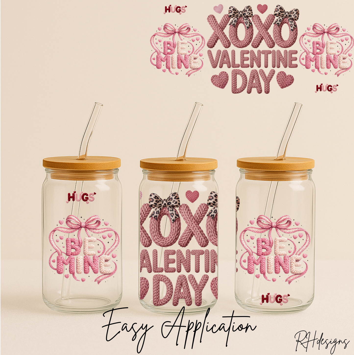 Be Mine XOXOXO Valentines - 16oz