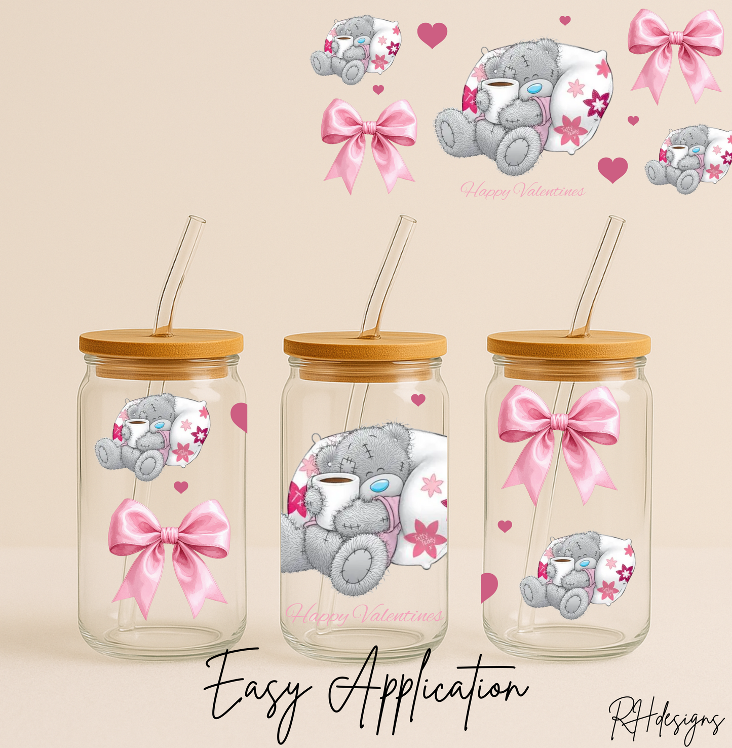 Tatty Ted Valentines - 16oz