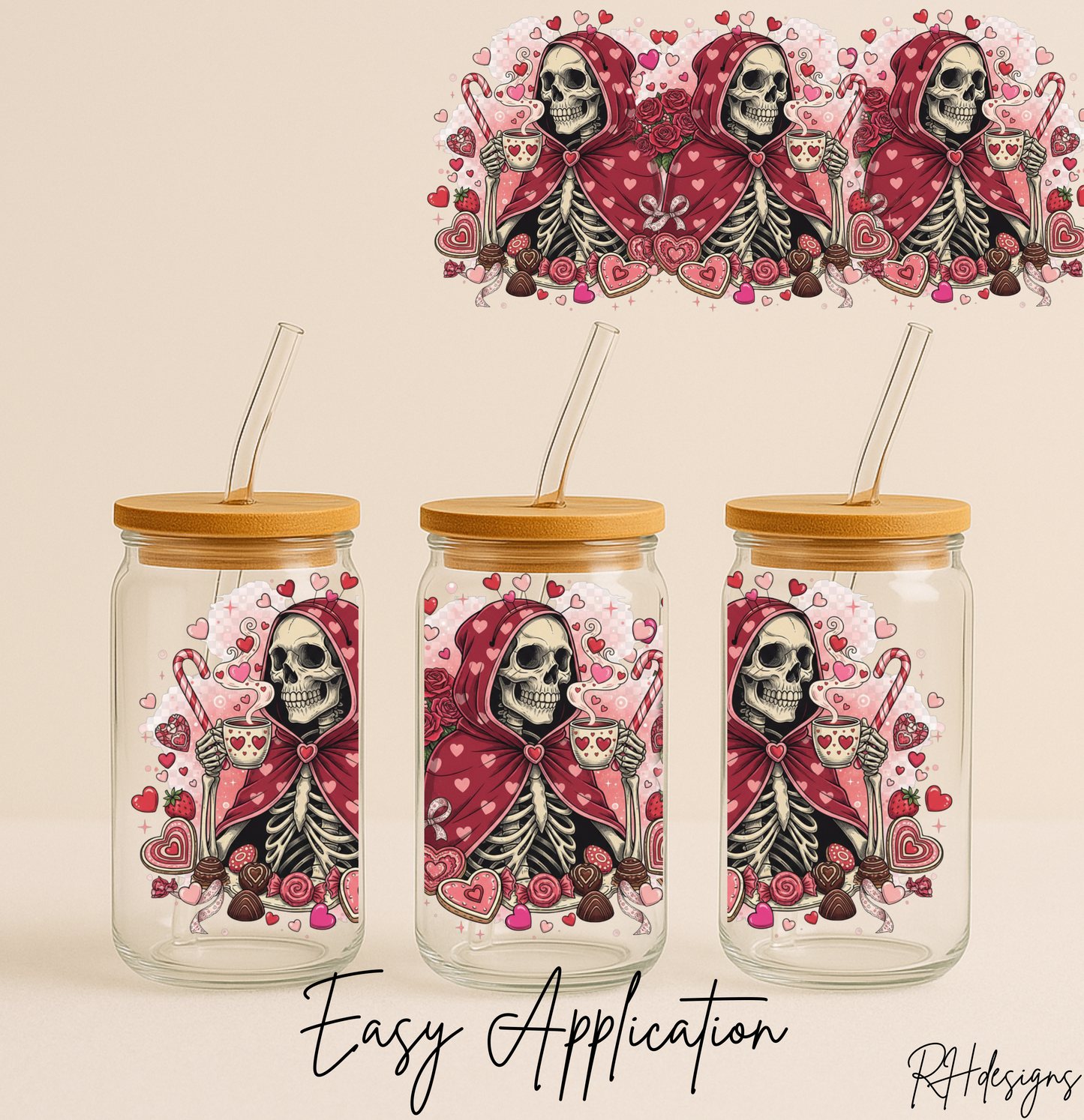 Skull Valentines - 16oz
