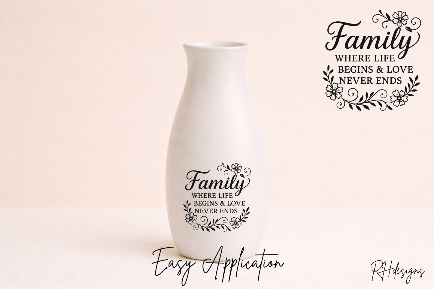 Family, Where Life Begins - 4'',10cm