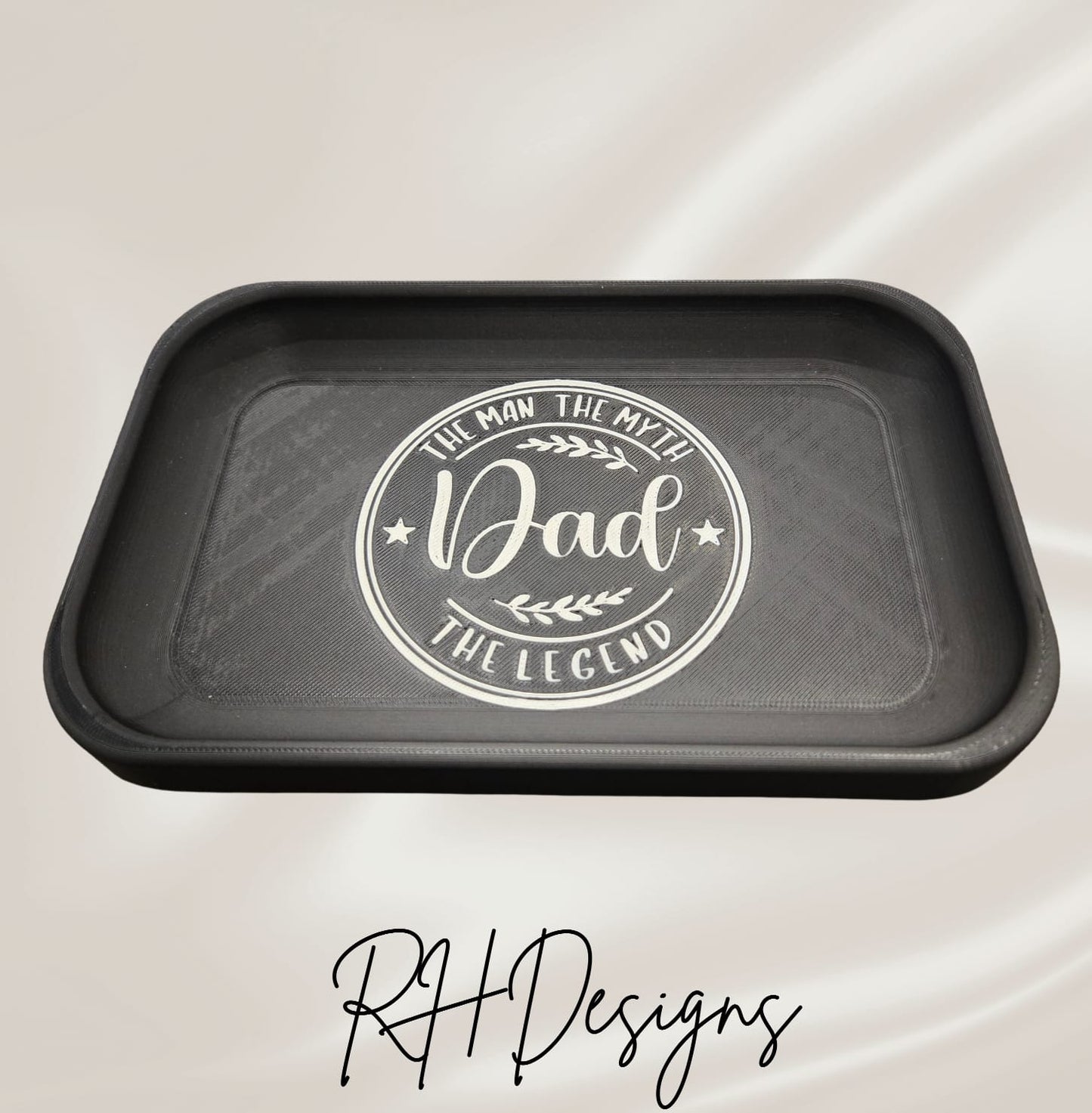 The Man The Myth The Legend Dad - Trinket Tray - 3D