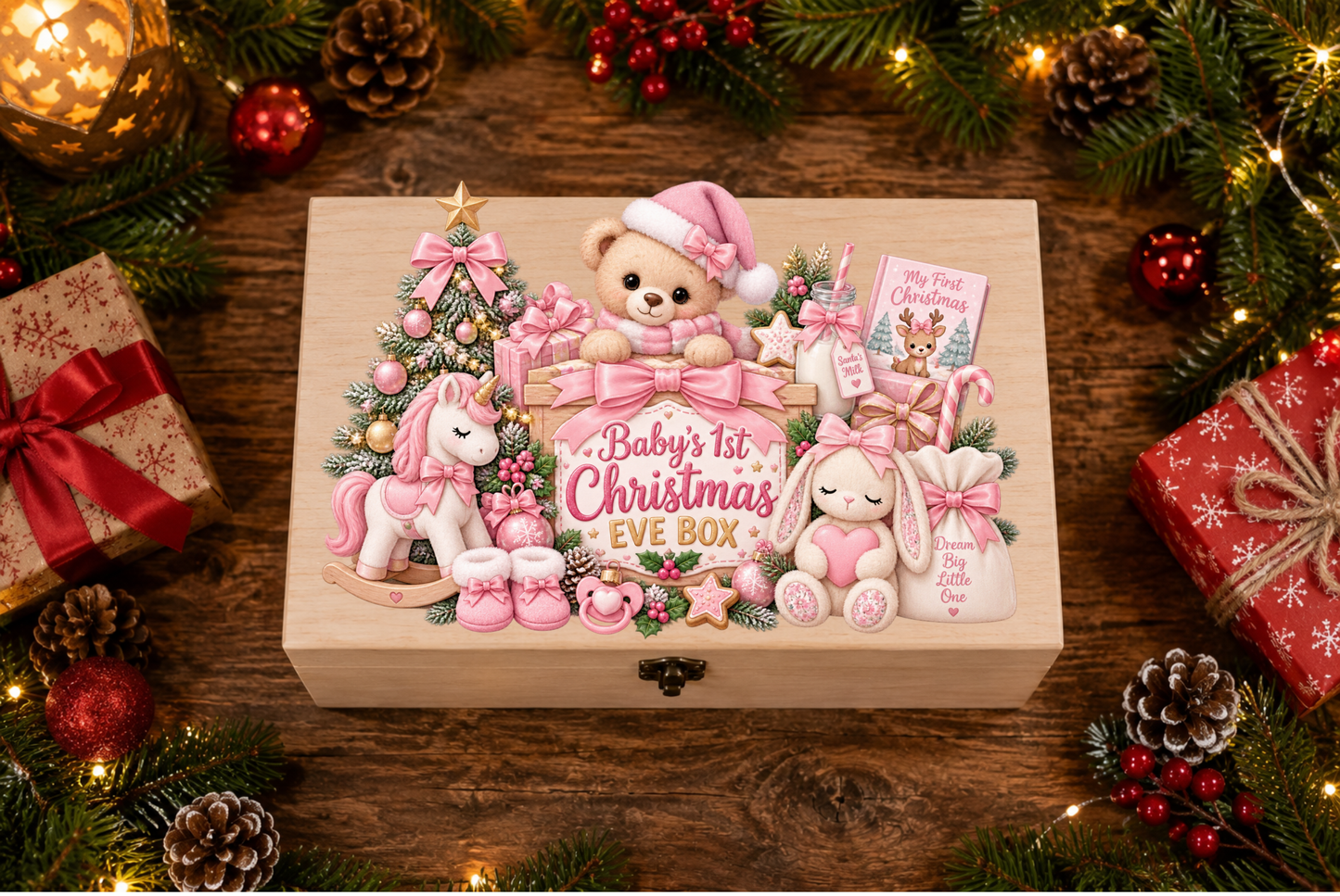 Baby Girl 1st Christmas Eve