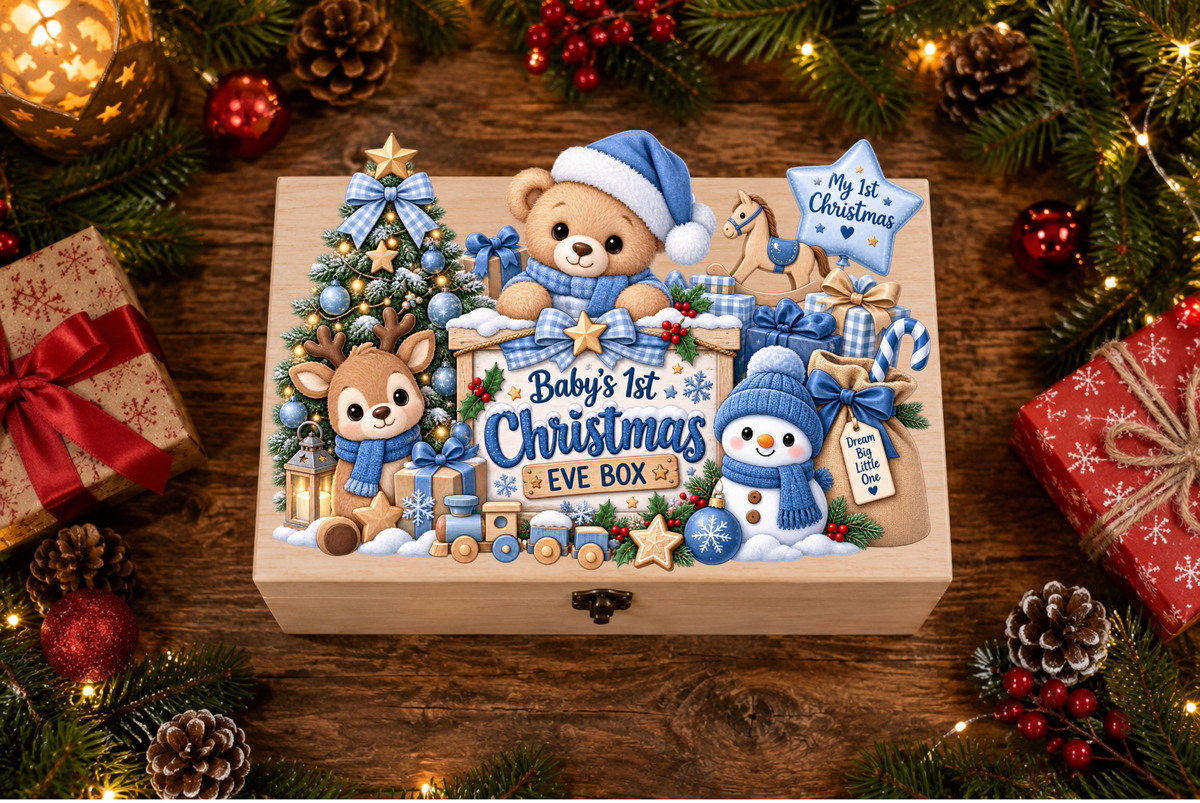Baby Boy 1st Christmas Eve