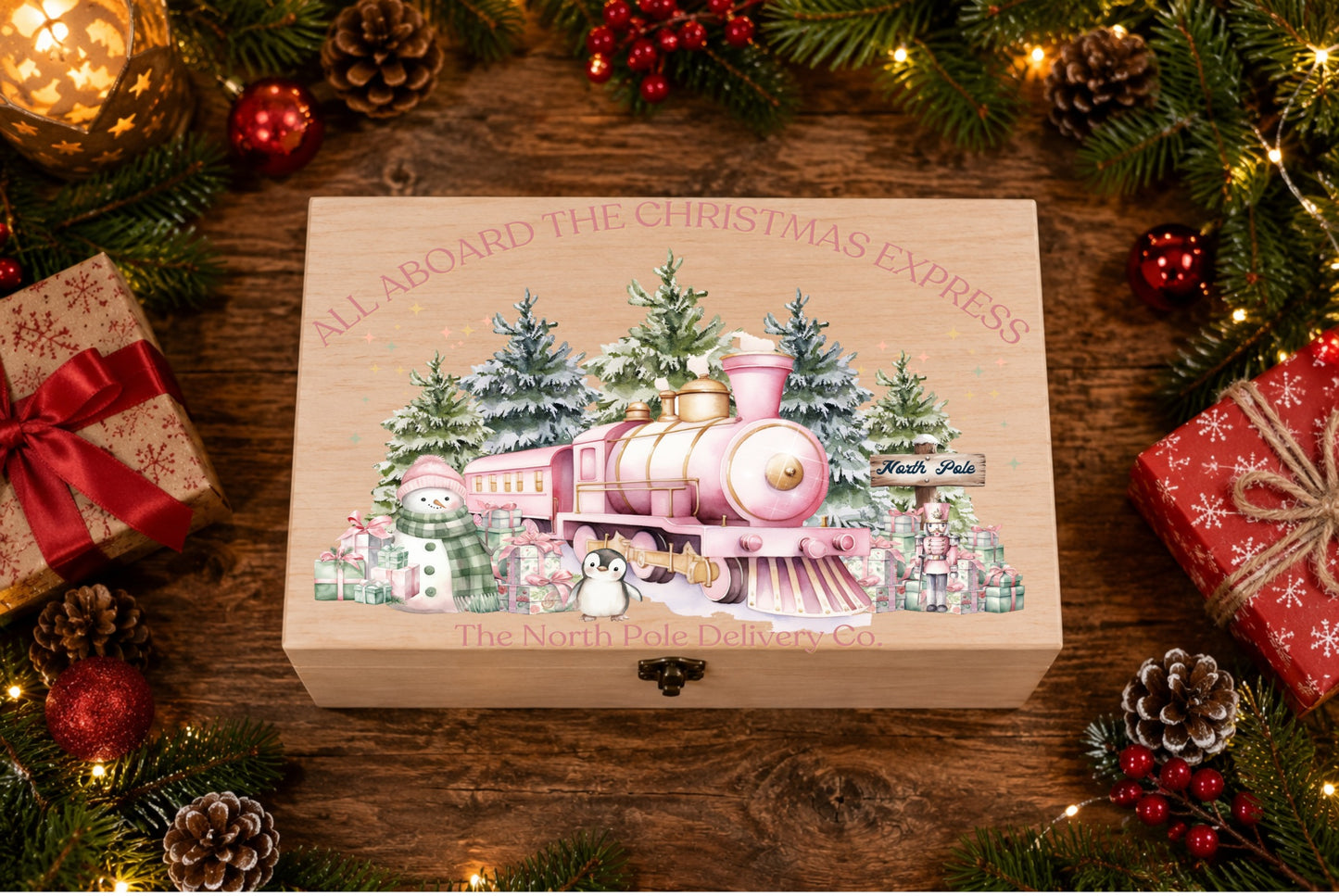 Pink All Aboard Christmas Eve
