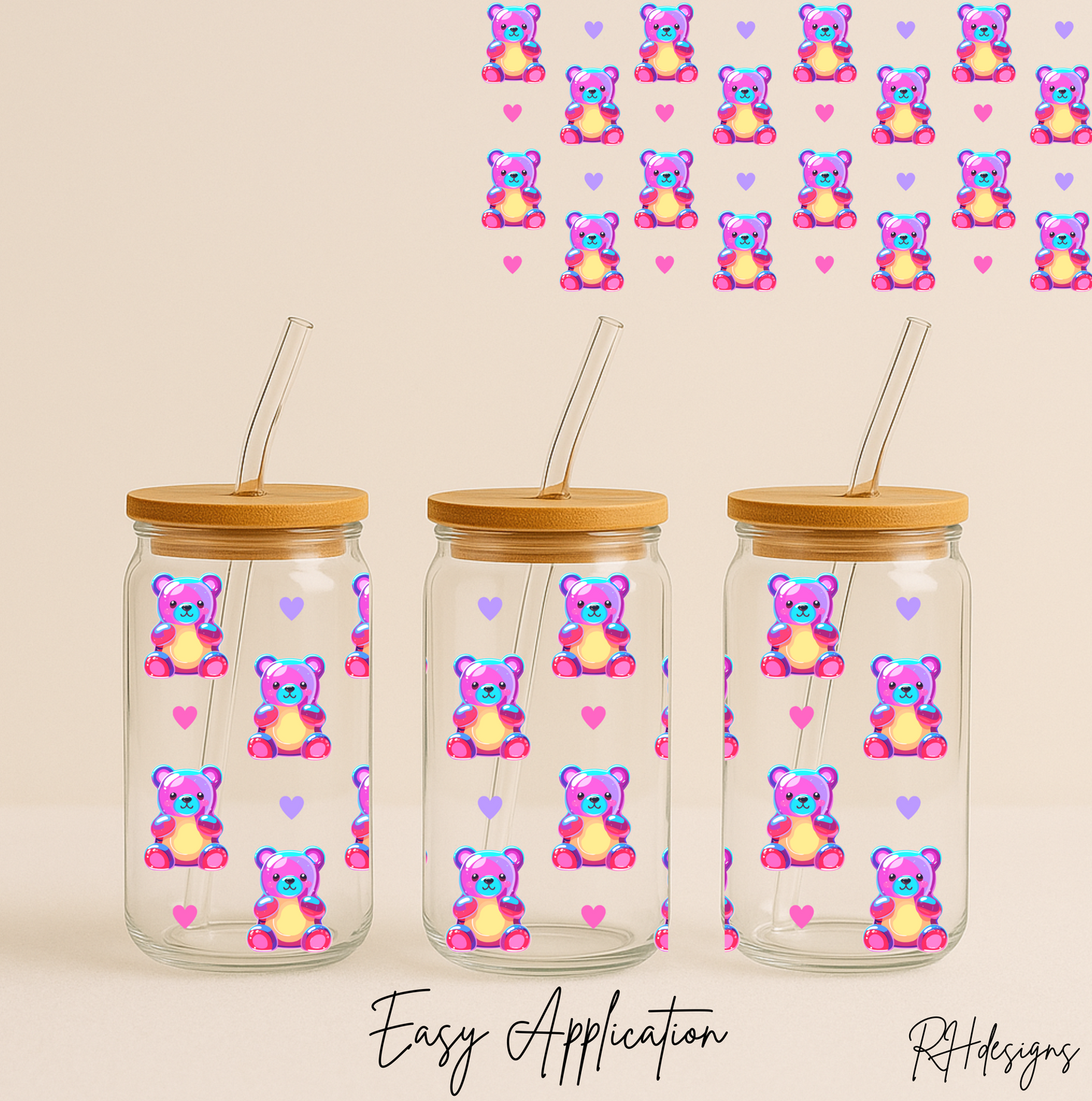 Colourful Jelly Bears - 16oz