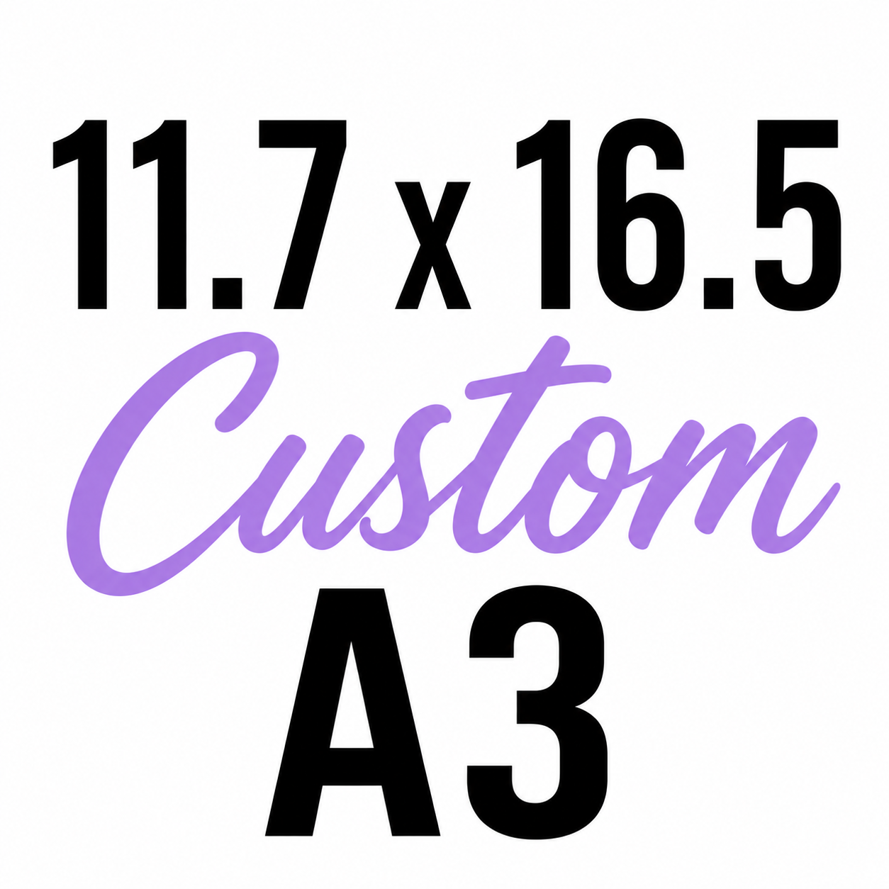 Custom A3 UVDTF Gangsheet