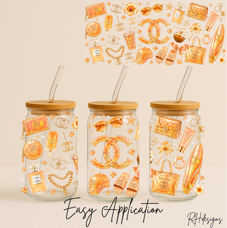 Orange Holo Summer C - 16oz