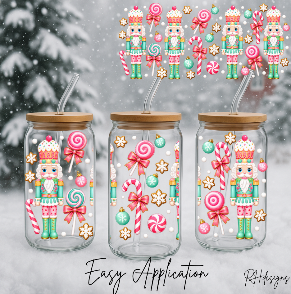 Pastel Candy Nutcracker - 16oz