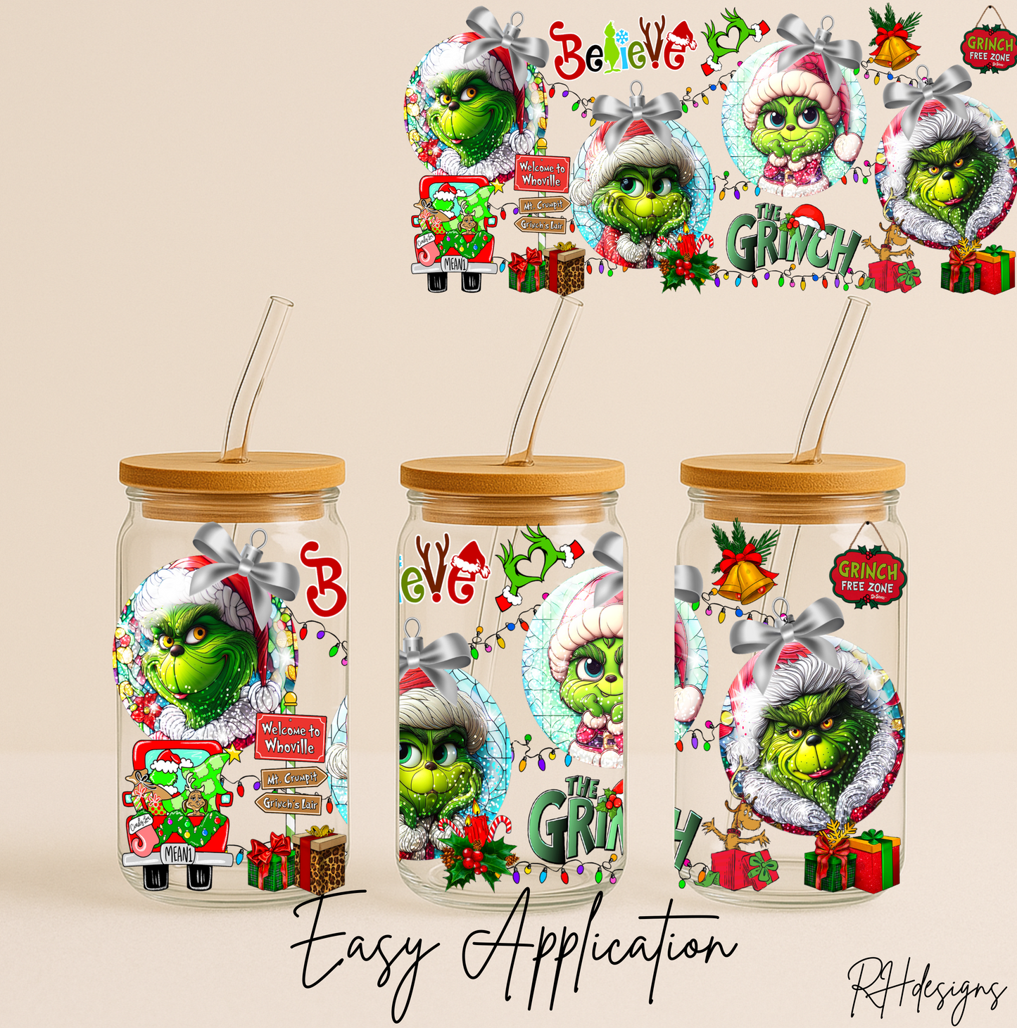 Believe Grinchy Baubles - 16oz