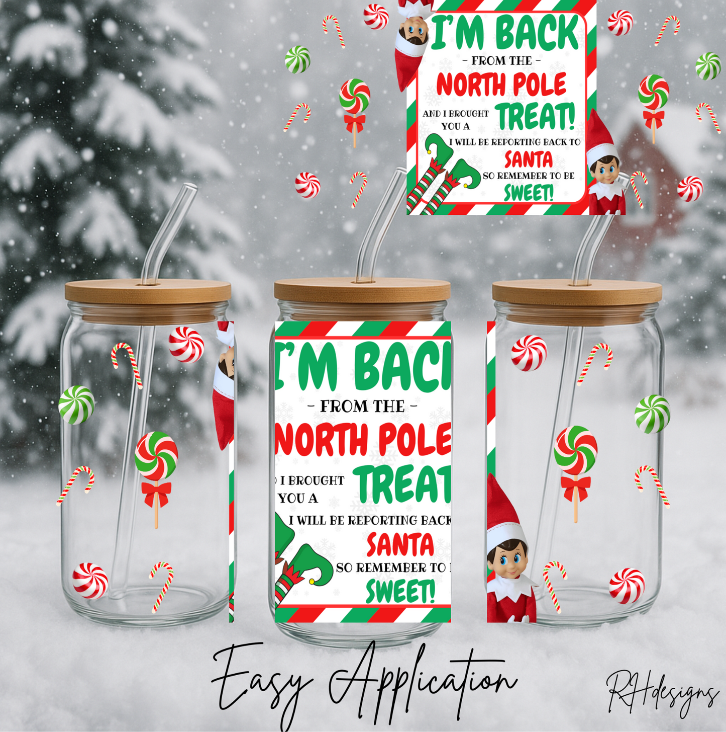 Im Back North Pole Elf - 16oz