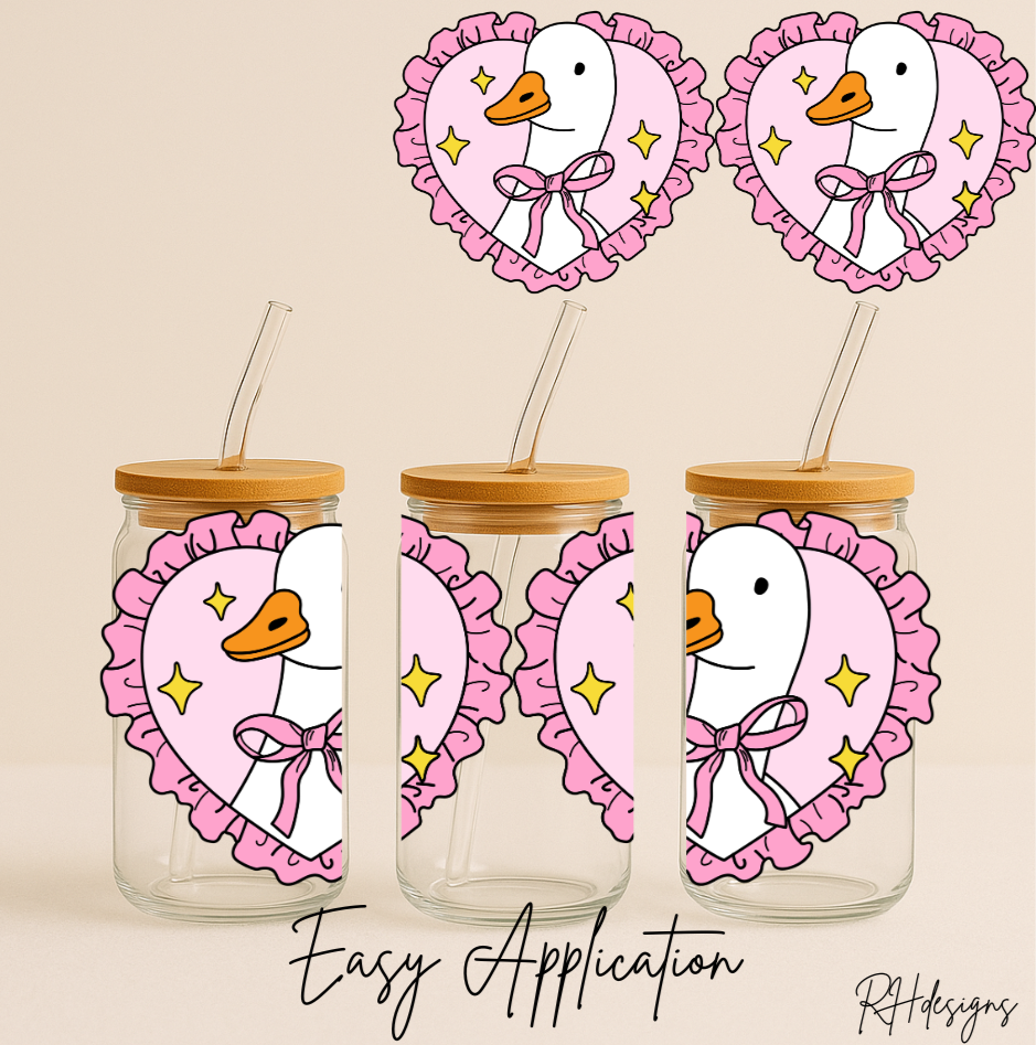 Pink Loveheart Goose - 16oz
