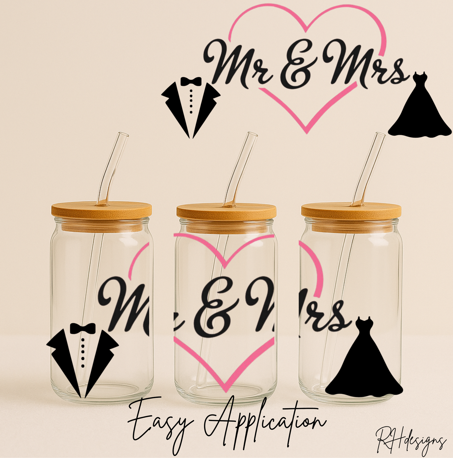 Mr & Mrs - 16oz