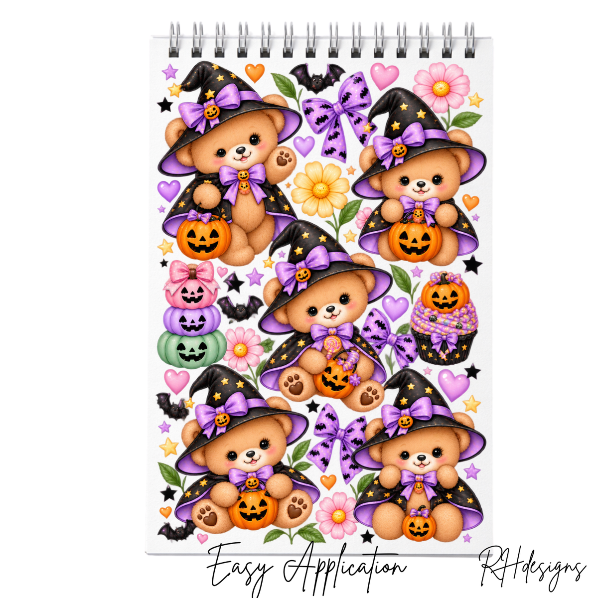 Halloween Witch Teddy - A5