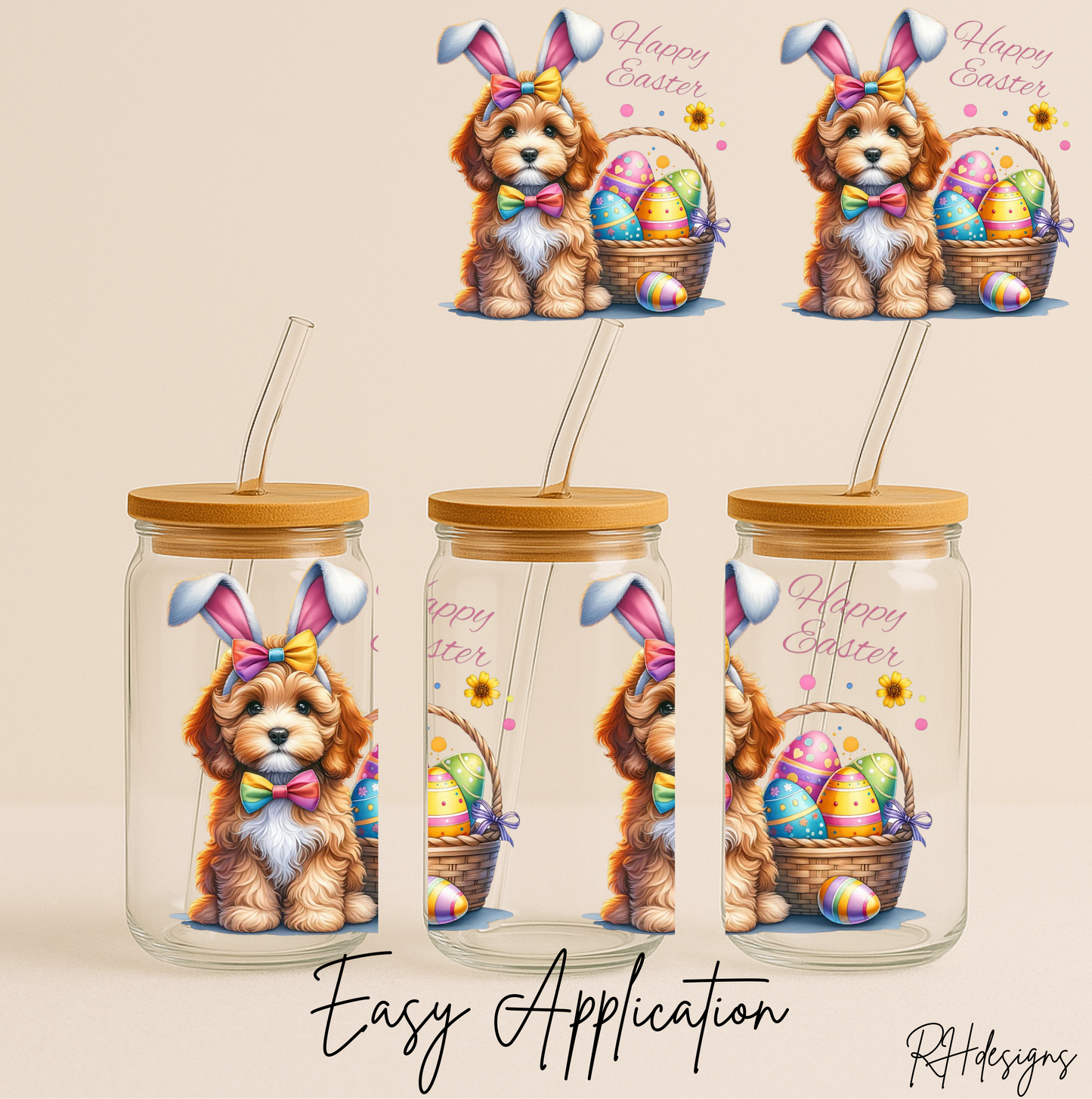 Happy Easter Dog 1 - 16oz
