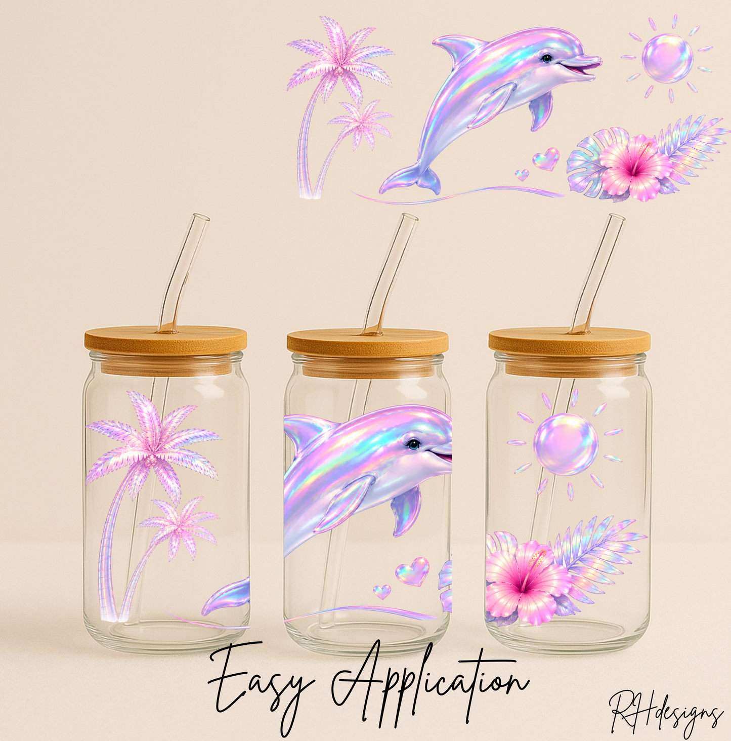 Pearlescent Dolphin Sun - 16oz
