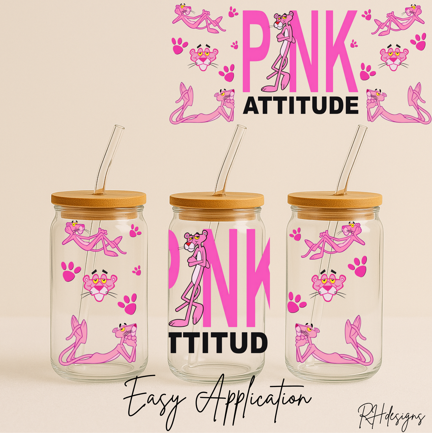 Pink Attitude - 16oz