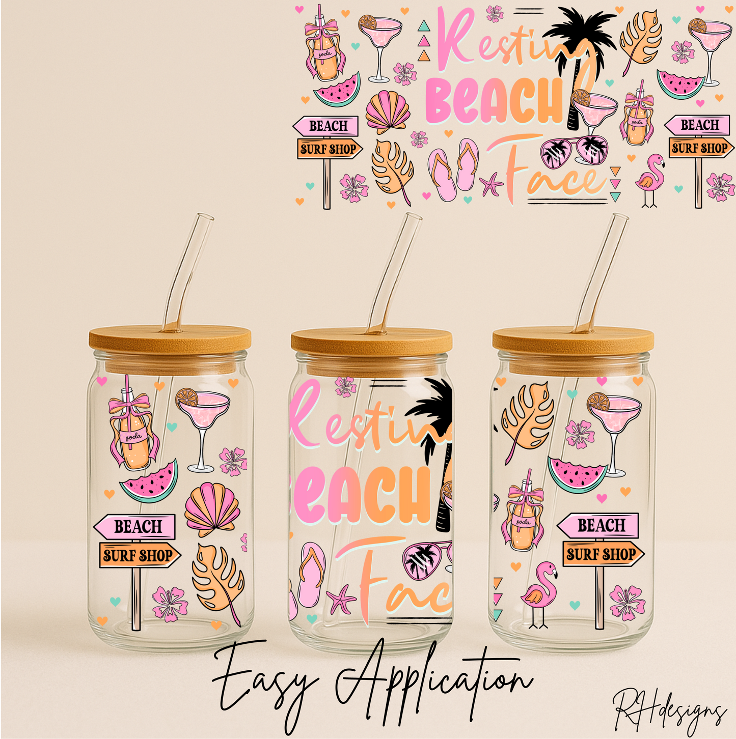Restin Beach Face - 16oz