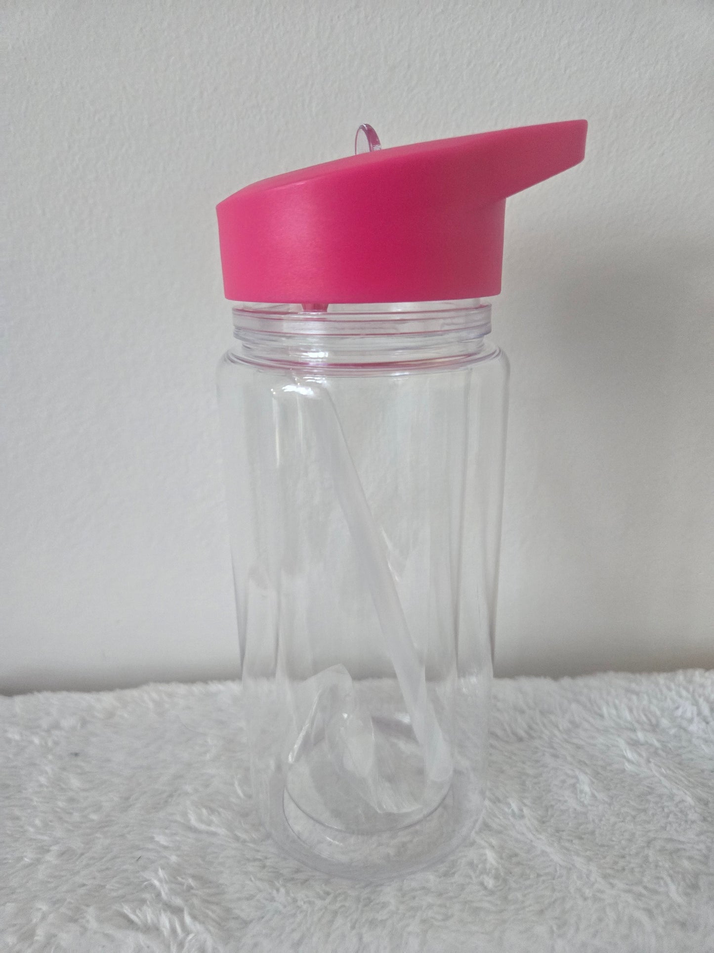 Hot Pink Kids Snowglobe Bottle 10oz