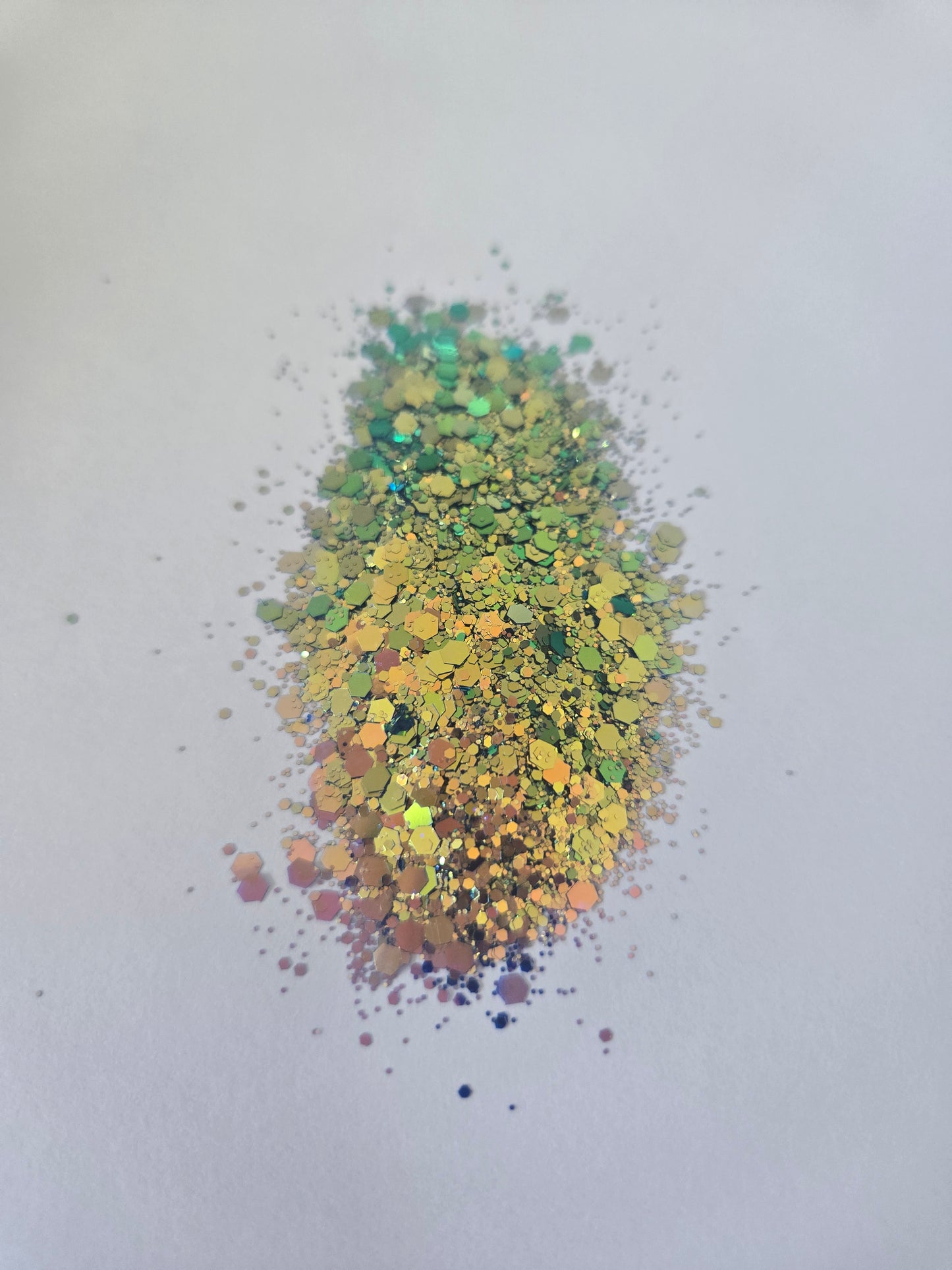Golden Green Chunky & Fine Mixed 50g