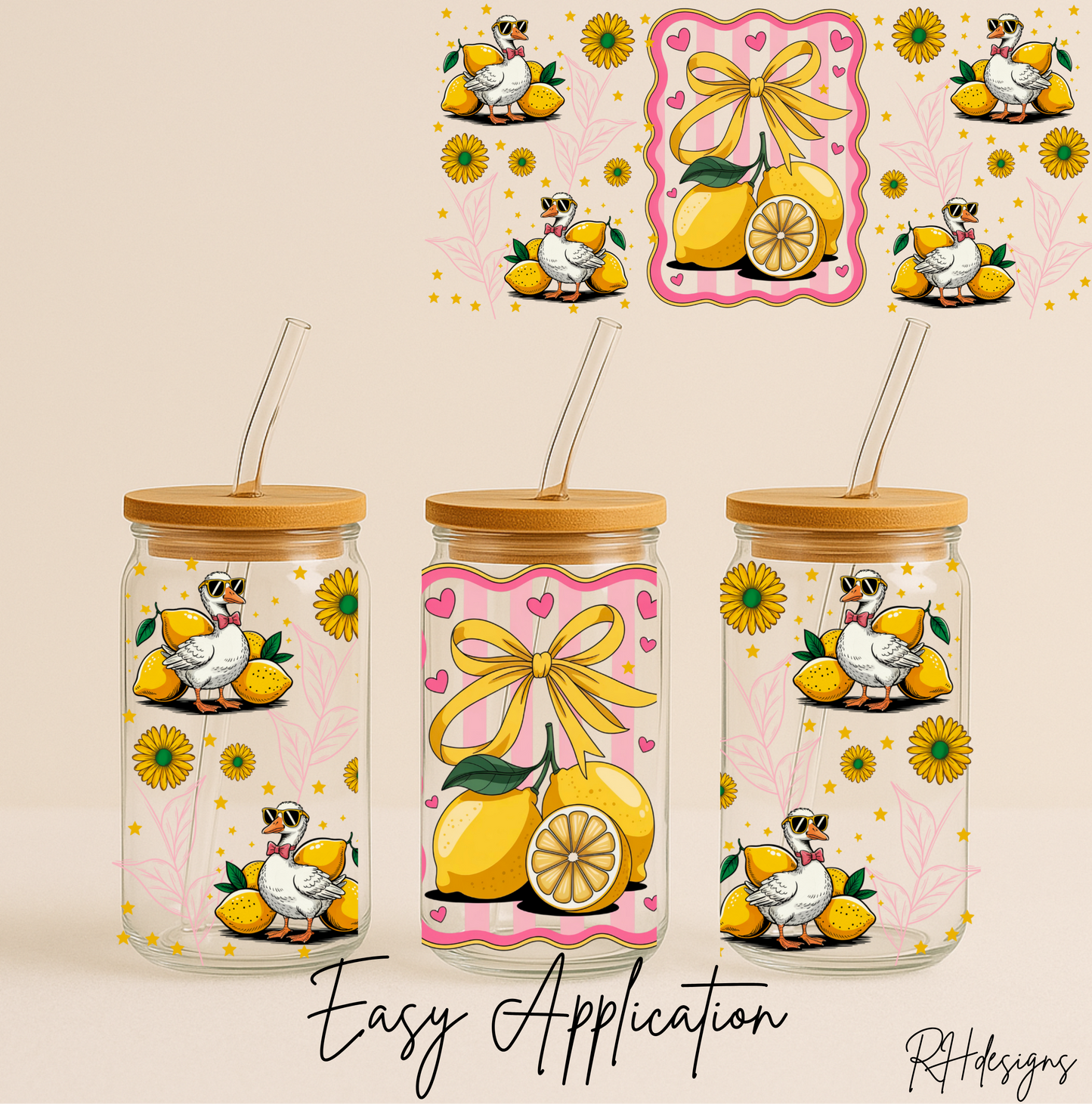Big Lemon Bow Duck - 16oz