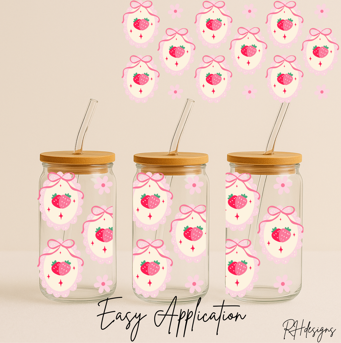 Summer Strawberry Border - 16oz
