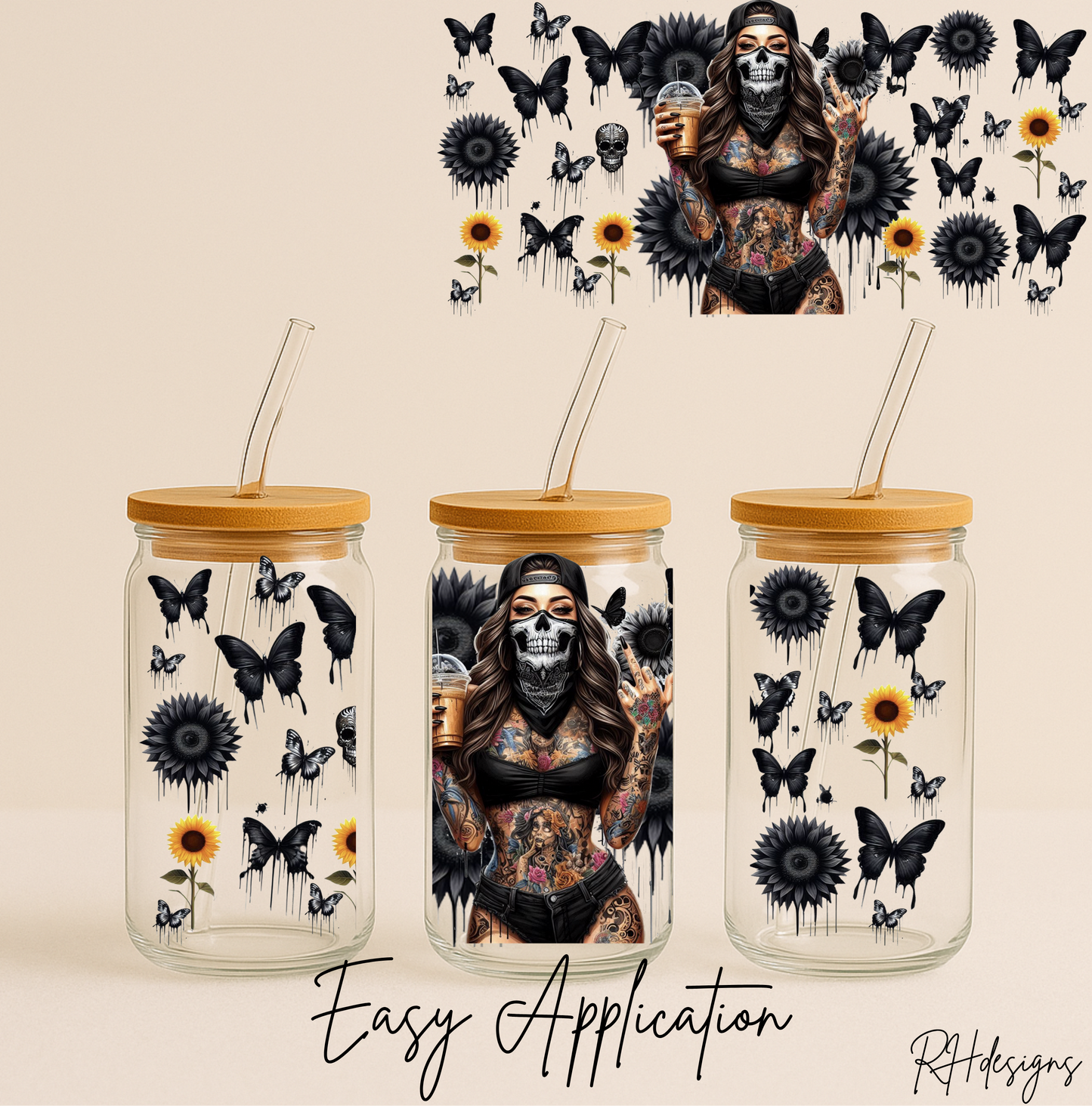 Tattooed Girl Butterfly - 16oz