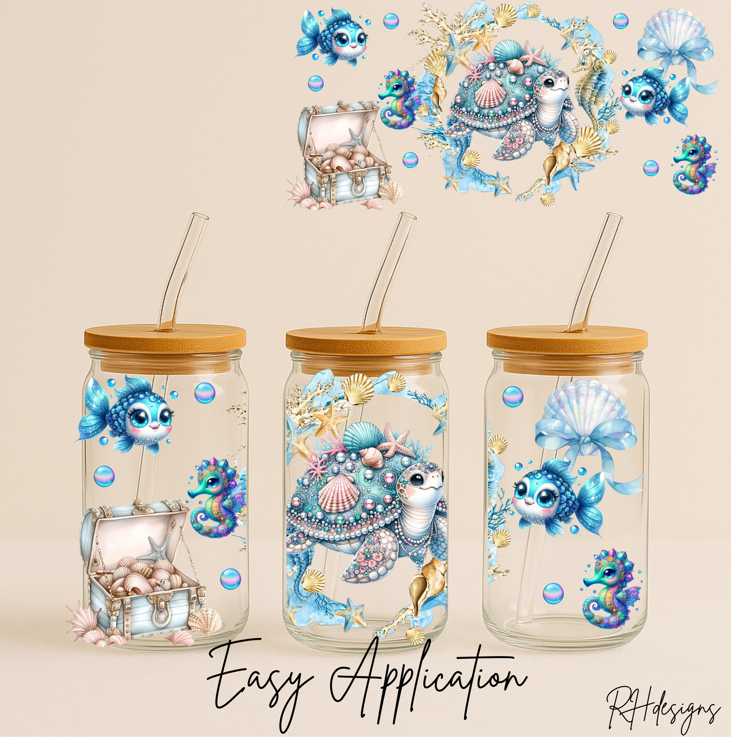Diamante Turtle - 16oz