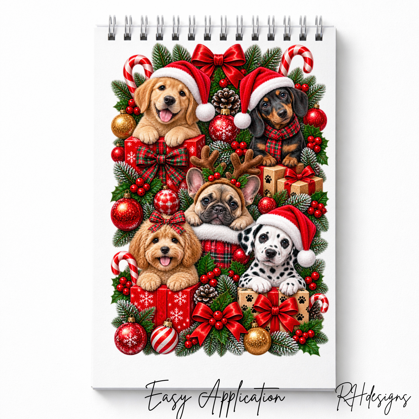 Christmas Doggies - A5