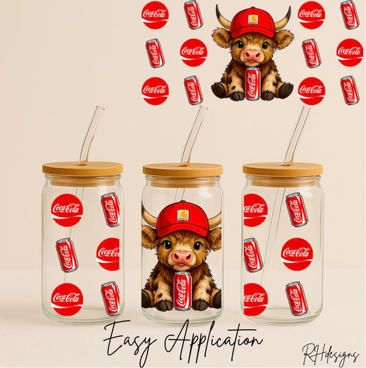 Red Cap Highland Cow - 16oz