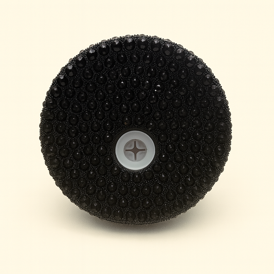 Black Rhinestone Lid