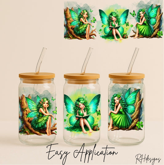 Green Fairy Girl - 16oz