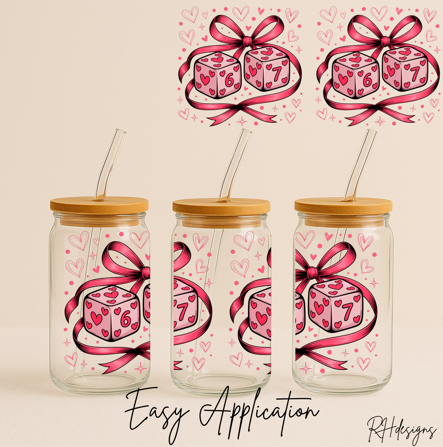 67 Pink Dice - 16oz