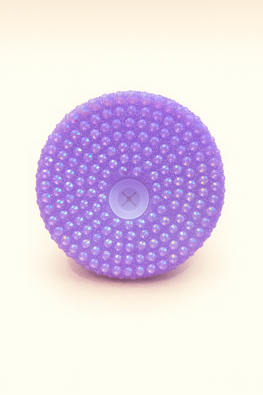 Purple Rhinestone Lid